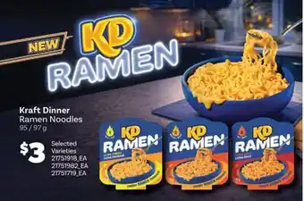 Real Canadian Superstore KRAFT DINNER RAMEN NOODLES. 95/97 G offer