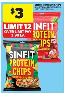 Real Canadian Superstore SINFIT PROTEIN CHIPS offer