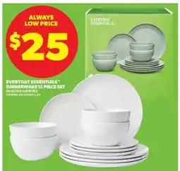 Real Canadian Superstore EVERYDAY ESSENTIALS DINNERWARE, 12 PIECE SET offer