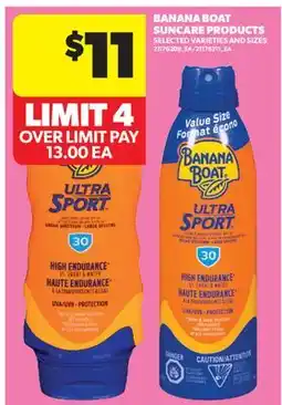 Real Canadian Superstore BANANA BOAT SUNCARE PRODUCTS offer