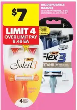 Real Canadian Superstore BIC DISPOSABLE RAZORS, 2-8'S offer