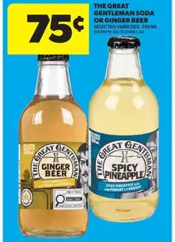 Real Canadian Superstore THE GREAT GENTLEMAN SODA OR GINGER BEER offer