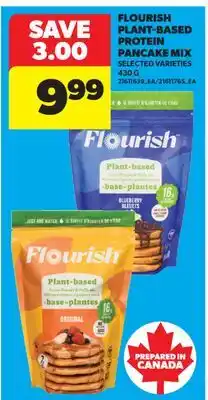 Real Canadian Superstore FLOURISH PLANT-BASED PROTEIN PANCAKE MIX offer