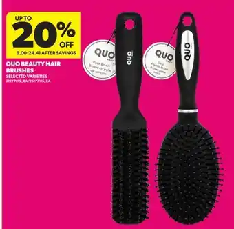 Real Canadian Superstore QUO BEAUTY HAIR BRUSHES offer