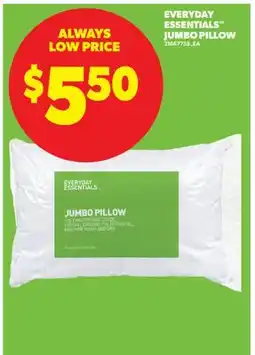 Real Canadian Superstore EVERYDAY ESSENTIALS JUMBO PILLOW offer