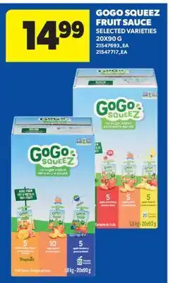 Real Canadian Superstore GOGO SQUEEZ FRUIT SAUCE offer