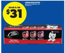 Real Canadian Superstore CESAR DOG FOOD, 24' S offer