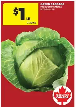 Real Canadian Superstore GREEN CABBAGE offer