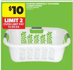 Real Canadian Superstore EVERYDAY ESSENTIALS HIP HUGGER LAUNDRY BASKET offer
