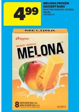 Real Canadian Superstore MELONA FROZEN DESSERT BARS offer