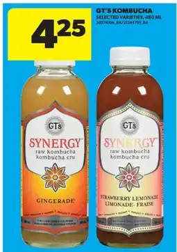 Real Canadian Superstore GT'S KOMBUCHA offer