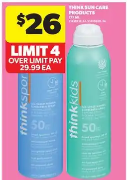 Real Canadian Superstore THINK SUN CARE PRODUCTS offer
