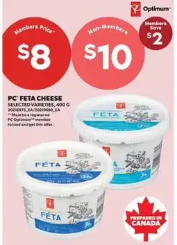Real Canadian Superstore PC FETA CHEESE offer
