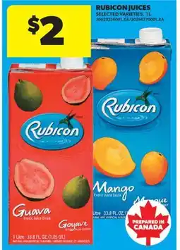 Real Canadian Superstore RUBICON JUICES offer