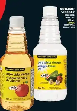 Real Canadian Superstore NO NAME VINEGAR offer