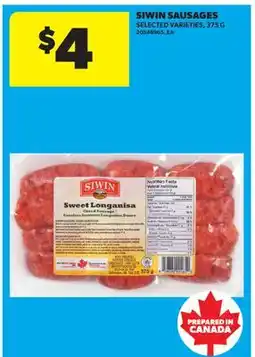 Real Canadian Superstore SIWIN SAUSAGES offer