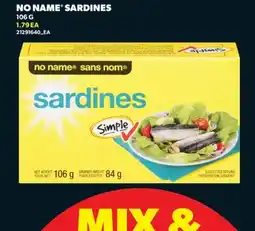 Real Canadian Superstore NO NAME SARDINES offer