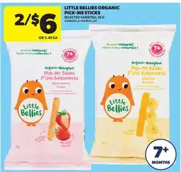Real Canadian Superstore LITTLE BELLIES ORGANIC PICK-ME STICKS offer