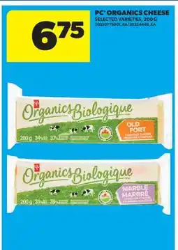 Real Canadian Superstore PC ORGANICS CHEESE offer