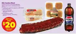 Real Canadian Superstore RIB COMBO MEAL FULL RACK SMOKIN' STAMPEDE BBQ RIBS offer