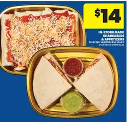 Real Canadian Superstore IN-STORE MADE SHAREABLES & APPETIZERS offer