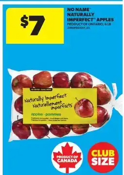 Real Canadian Superstore NO NAME NATURALLY IMPERFECT APPLES, 6 LB offer