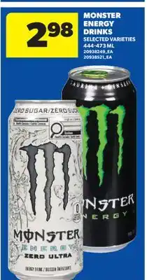 Real Canadian Superstore MONSTER ENERGY DRINKS offer