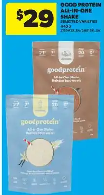 Real Canadian Superstore GOOD PROTEIN ALL-IN-ONE SHAKE offer