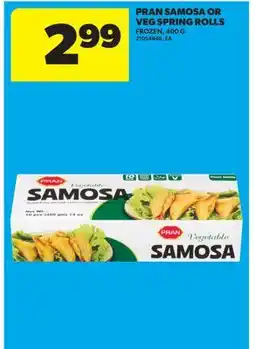 Real Canadian Superstore PRAN SAMOSA OR VEG SPRING ROLLS offer
