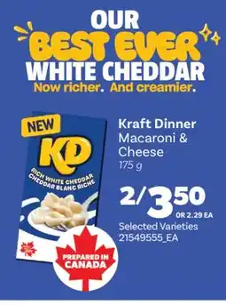 Real Canadian Superstore KRAFT DINNER MACARONI & CHEESE offer