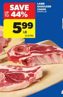 Real Canadian Superstore LAMB SHOULDER CHOPS offer