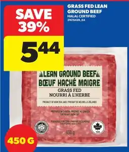 Real Canadian Superstore GRASS FED LEAN GROUND BEEF offer