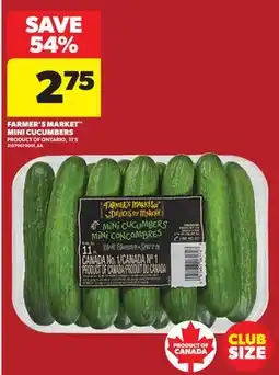 Real Canadian Superstore FARMER'S MARKET MINI CUCUMBERS, 11' S offer