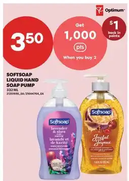 Real Canadian Superstore SOFTSOAP LIQUID HAND SOAP PUMP offer