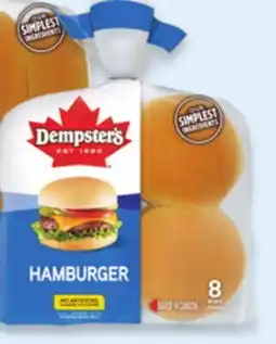 Walmart Dempster's hamburger buns offer
