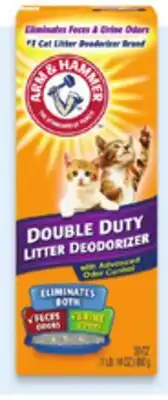 Walmart Arm & Hammer cat litter deodorizer with baking soda offer