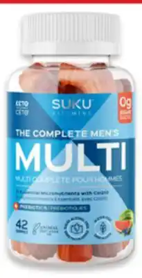 Walmart SUKU multivitamins for men or women offer