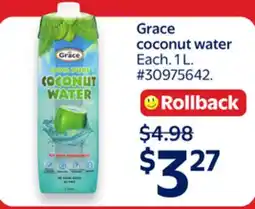 Walmart Grace coconut water offer
