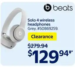 Walmart Solo 4 Wireless Headphones offer