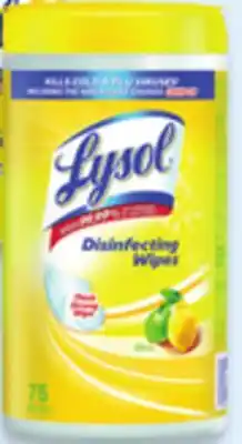 Walmart Lysol disinfectant cleaner or wipes offer