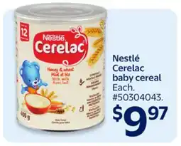 Walmart Nestlé Cerelac baby cereal offer