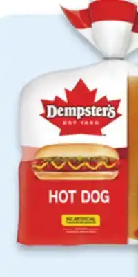 Walmart Dempster's hot dog offer