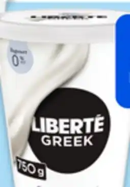 Walmart Liberté Greek yogurt tubs offer