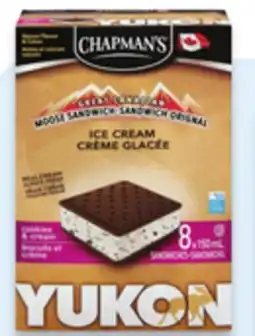 Walmart Chapman's Yukon frozen novelties offer