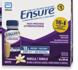 Walmart Ensure high protein meal replacement shakes offer