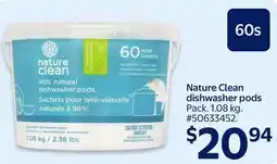 Walmart Nature Clean dishwasher pods offer