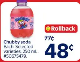 Walmart Chubby soda offer