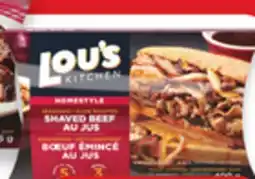 Walmart Lou's Kitchen fully cooked entrees offer