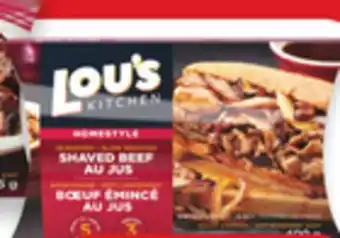 Walmart Lou's Kitchen fully cooked entrees offer