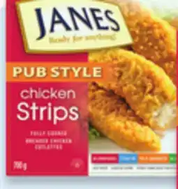 Walmart Janes Pub Style breaded chicken strips offer